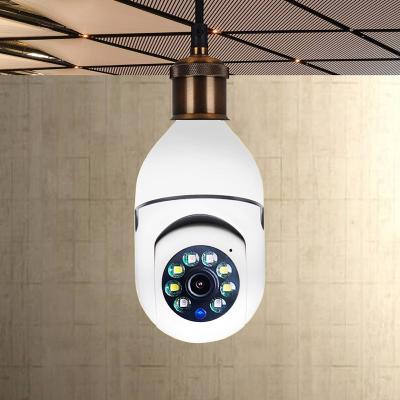 China Human Motion Tracking Smart Home E27 Socket CCTV With Multi User View Mini Wifi wireless ptz IP Bulb Camera for sale