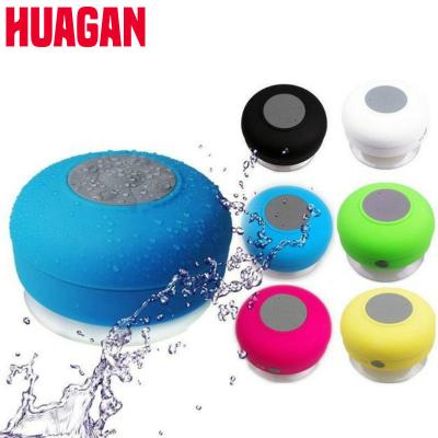 China Best Selling Wireless Speaker Mini Subwoofer Shower Waterproof Loudspeaker Bts-06 AirPlay Phone Portable Handsfree Music Bathroom for sale