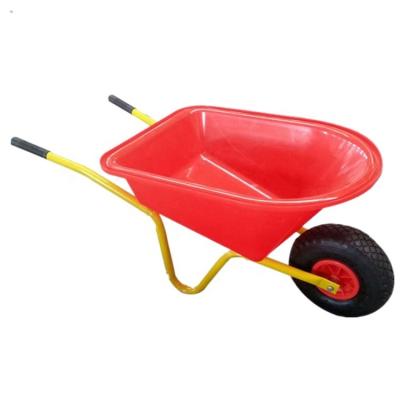 China Children Plastic Toy Dolly Wheelbarrow Lightweight Plastic Garden for sale