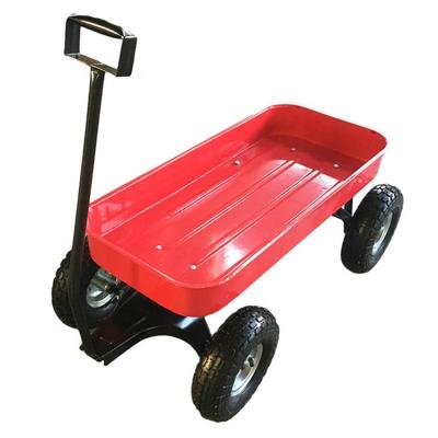 China Tools Kids Metal Trolley Garden Cart Tool Trolley Roller Wheels for sale