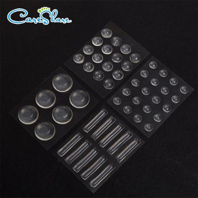 China Custom Selling Transparent Sliding Bumpers Shockproof Silicone Cabinet Door Eco-friendly Silicone Rubber Adhesive Best for sale