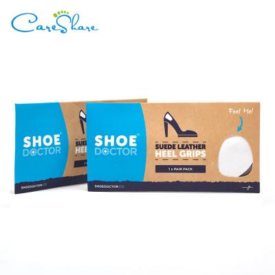 China Shock Absorption Lady Leather Shoe Heel Liner Protector Grips Heel Liners Back Heel for sale