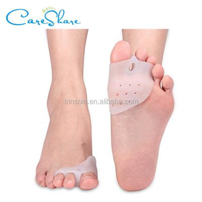 China Washable Gel Toe Separator Bunion Corrector for Hammer Toe with Forefoot Cushion Protection for sale