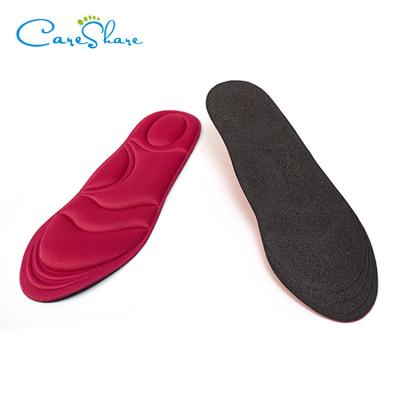 China Shock Absorption Foot Flat Feet Care Unique Orthopedic Pads Ladies Heel Protector 3D Shoe Insole Memory Foam Insoles for sale