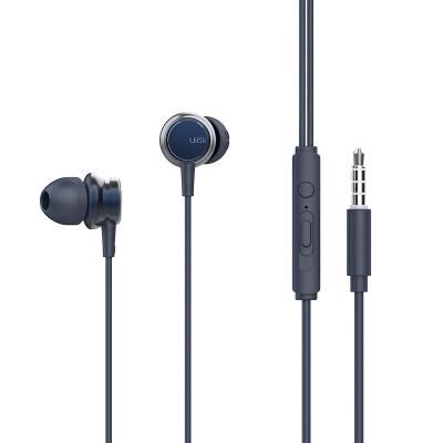 China QUICK DRY Wholesale Metal Wired Noise-cancelling Headphones Small In-ear Creative Gift Headphones for sale