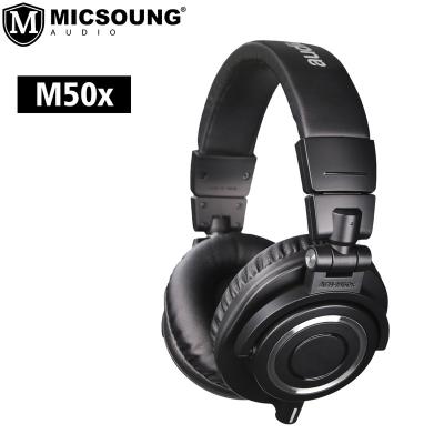 China Professional ATH-M50x Earphone Monitoring Headset Headset Microphone for Audio Studio Recording Broadcasting High Fidelity Game DJ-Technica for sale