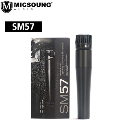 China Hot Selling Handheld Microphone Mic Recording Studio Microfone Vocal Cardioid Dynamic Drum Instrument SM57 Handheld Cable Condenser Microphone for sale