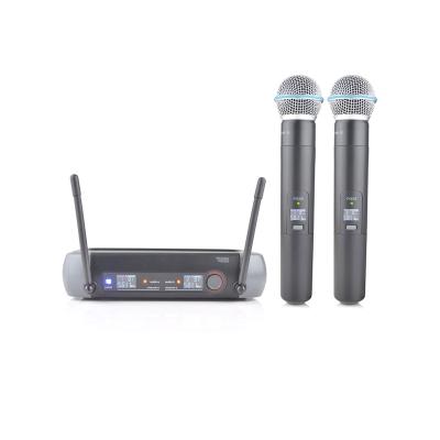 China PGX282 PGX8 Microphone Stage Microphone Fixed Frequency Microphone System PGX282/BETA58A Dual UHF Professional Handheld Microphone PGX282/BETA58A for sale