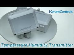 Double Cable Temperature Humidity Transmitter FPC ABS or HVAC System