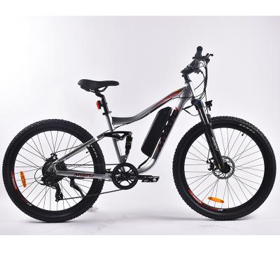 China Aluminum Alloy Electric Bicycle Rear Motor Suspension Long Range Reclined Electric Mountain Bikes Full For Adults for sale