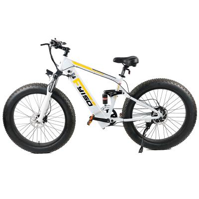 China Aluminum Alloy 500W Wide Tire YISO Bike Electric Bike Electric Bike / Solid Mountain Bike Suspension for sale