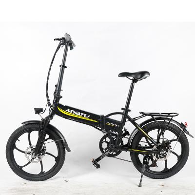 China 20 inch magnesium standard e alloy rim foldable city bike with bafang motor for sale