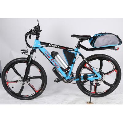 China Standard Delivery 28 Inch Hydraulic Electric Bikes With Rear Bag for sale