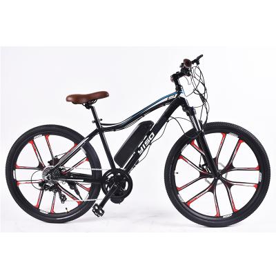 China Aluminum Alloy 26 Inch Electric Mountain Bikw With Rear Hidden Battery for sale