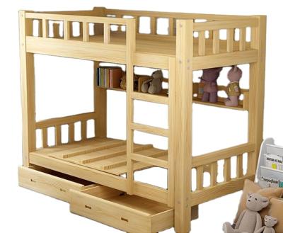 China Cheap Wholesale Wooden Kids Bunk Beds Bunk Beds Modern Solid Storage Wooden Bunk Bed for sale