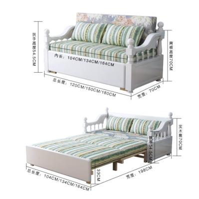 China Modern Solid Wood Foldable Bed Sofa Bed Bedroom Furniture Solid Wood Adjustable Mid-Cut Desk Bed for sale