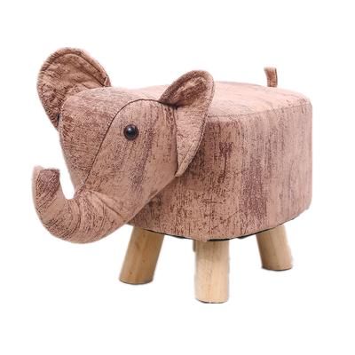 China Adjustable (Other) Made in China Kids Cartoon Stools Wooden Stool Toddler Animal Stool Living Room Furniture IN STOCK for sale