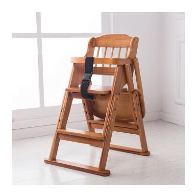 China Wooden Baby Food Chair Multi-Function Adjustable Height Referee Chair 3 in 1 Baby Food Chair for Baby Referee Chair Baby Feeding for sale