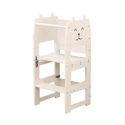 China Solid Wood Standing Tower For Kids Children Furniture Stool Kitchen Learning Tower Baby Sight Aid for sale