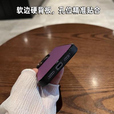 China ins shockproof plain solid color lychee stripes for iphone 14 pro case 12 promax apple 13 for sale