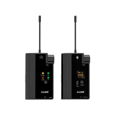 China Gold Accountable Supplier Hot Selling EALSEM Communication Recording UHF Wireless Microphone for sale