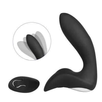 China Real Touch Feeling Vibrating Male Prostate Rechargeable Remote Control Massager for sale