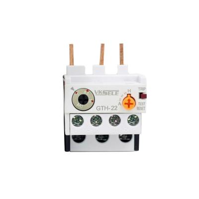 China GTH Series GTH-22 0.4A Circuit Breaking To 22A Thermal Overload Relay For GMC Contactors for sale