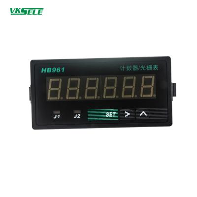 China HB961 6 digit printing led encoder display pulse counter grating counter meter for sale