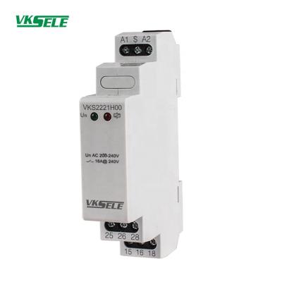 China Yueqing Factory VKS2221H00 5A DPDT AC 12V 24V Sealed Type DC to 240V Stage Relay Timer for sale