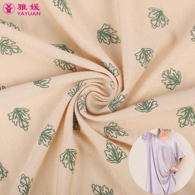 China Supplier 95% double modal spandex gold stretch fabric 5% modal stretch fabric for sleepwear underwear clothing for sale