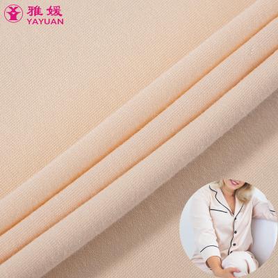 China Stretch Custom Dyed Breathable Modal Silk Spandex Knitted Fabric T-shirt And Underwear Fabric for sale