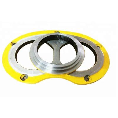 China Trailer Pump Concrete Pump Wear Plate And Wear Ring For Schwing Boom Pump for sale