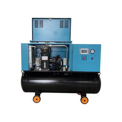 China Safe and reliable portable air compressor lubricated with high efficiency for all industries for sale