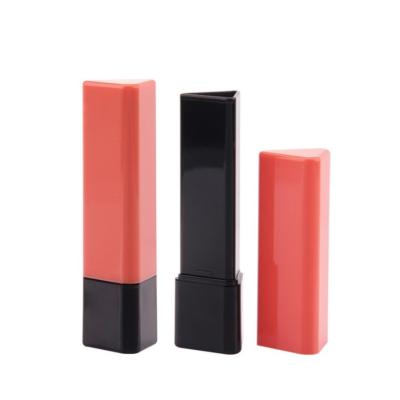 China Non Spill New Design Cosmetic Packaging Triangle Matte Liquid Lipstick Tube Empty for sale