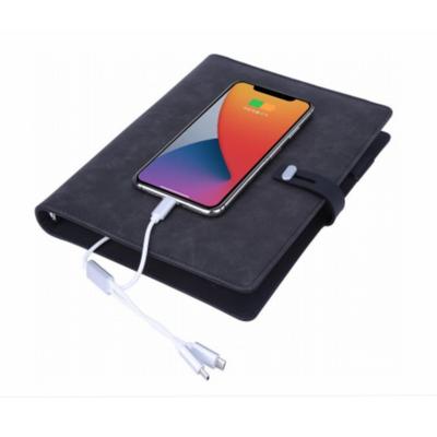 China Best gift Multifunction 8000mah diary notebook power bank with Lamp for sale