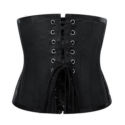 China Height 24CM Slimming Belt Corset 14 Steel Boned Waist Trainer for sale