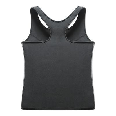 China Men Sauna Suit Heat Trapping Shapewear Sweat Body Shaper Vest Slimmer Top Fitness Workout Shirt for sale