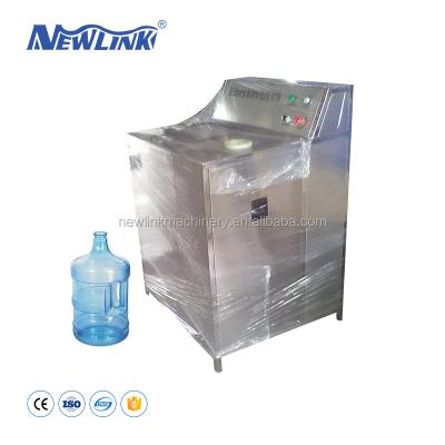 China Water device semi automatic19L state empty bottle washing machine /5 gallon cleaning new bottle washer for sale