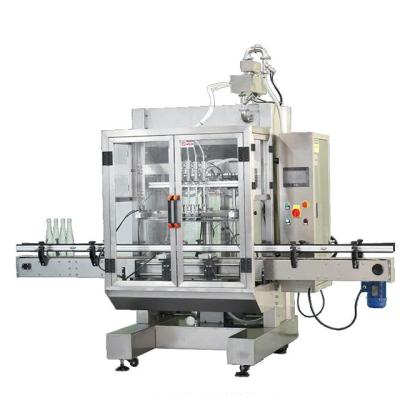 China Food Sauce Milk Cooking Edible Oil Labeling Machine Filling Capping Production Line for sale