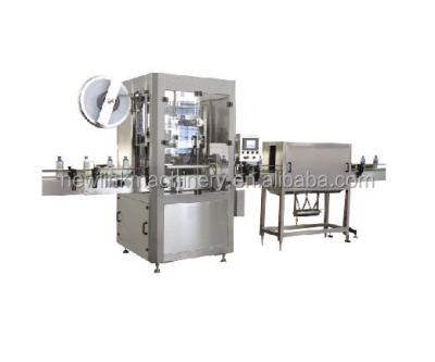 China Automatic Food Juice Pet Bottle Shrink Sleeve Labeling Machine for sale