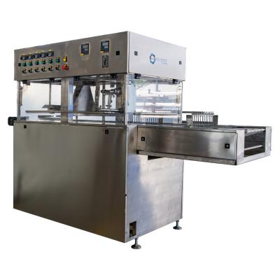 China Snack Factory Yondeson Automatic Enrobing Coating Machine With Cooling Tunnel Chocolate Machine for sale