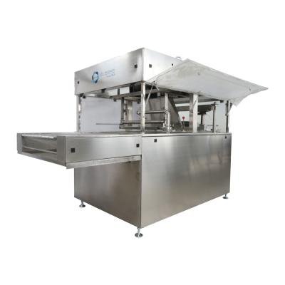 China Automatic Snack Factory Chocolate Enrobing Coating Machine With Cooling Tunnel for sale