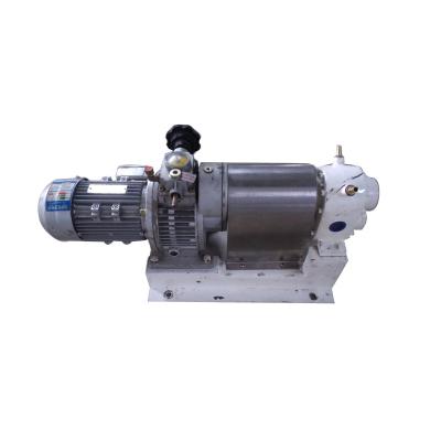 China Snack Factory Stainless Steel Food Grade Chocolate Molasses Transfer High Viscosity Gear Pump for sale