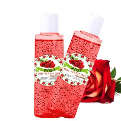 China Amazon vaginal wash hot sellings 2022 all natural pink gel wash intimate yoni vaginal wash for women for sale