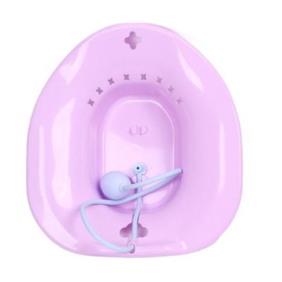 China Yoni Wash Femine Care Bidet Special Tip Lavatory Lavatory Basin No Posture Bath Basin for sale