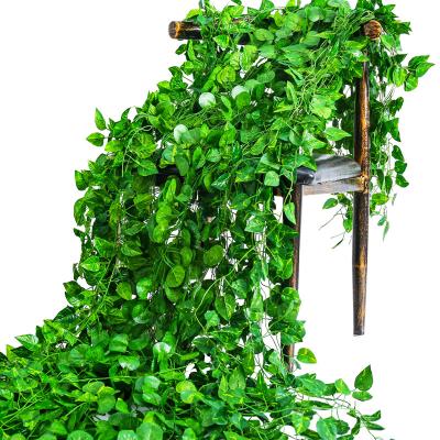 China Factory direct sales high quality artificial ivy 2.2m ornamental artificial ivy garland eco-friendly decoration simulation long vine for sale