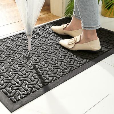 China Large Washable Carpet Garage Floor Anti-Slip Waterproof Coir Mat For Sale for sale