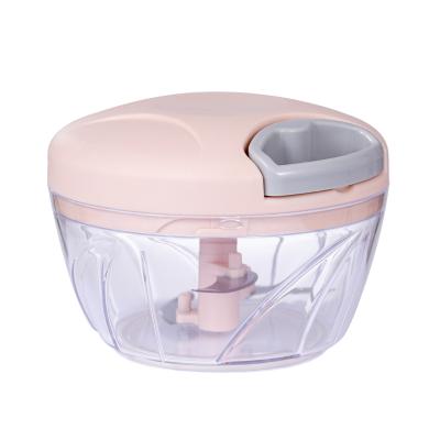 China Commercial Viable Multi Functional Salad Bowl Manual Hand Garlic Velo Pull Food Chopper Feature Sto Mini Bicicleta Meat Vegetable Onion for sale