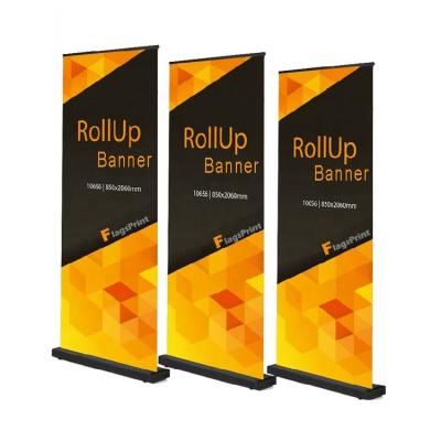 China Wholesale Cheap Aluminum Trade Show Advertising Coffee Price Promotional Retractable Banner Stand Roll Up Advertising Standing Banner for sale