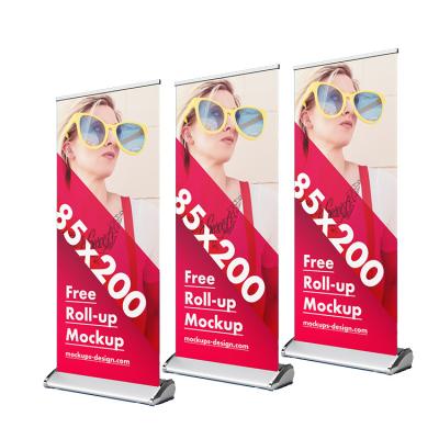 China High Quality Business Promotion Advertising Pop Up Banner Display Portable Indoor Outdoor Advertising Roll Up Banners Roll Stand Up Banner Stands for sale